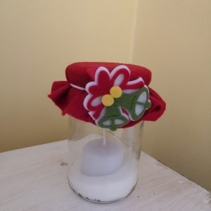 CASA PER LA VITA "FRATELLO SOLE" - Barattolo in vetro decorato