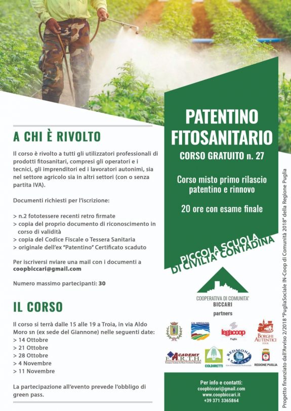 Corso n.27-Patentino Fitosanitario