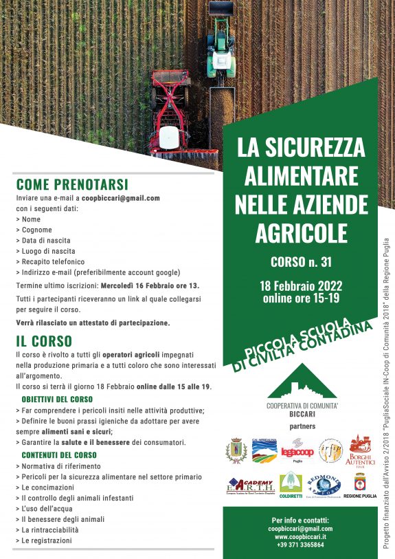 Corso n.31-Sicurezza Alimentare