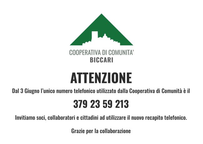 coopbiccari-nuovo-numero